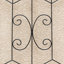 Paquet de 2 treillis de jardin en métal 71 po x 19,7 po antirouille pour plantes grimpantes