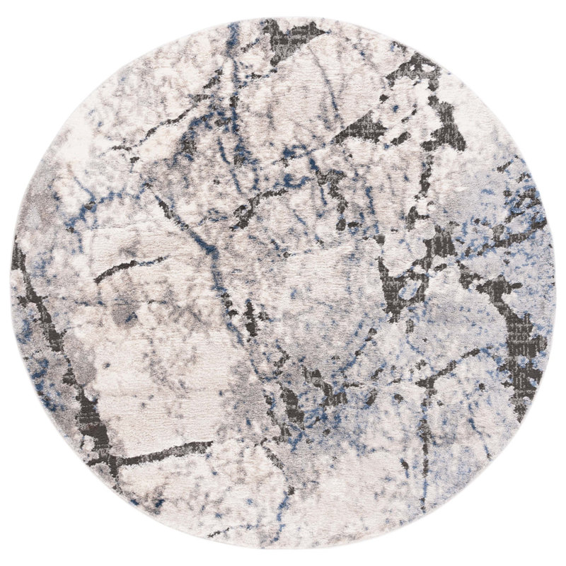 Dietram Performance Abstract Rug, Runner 2'3" x 8'