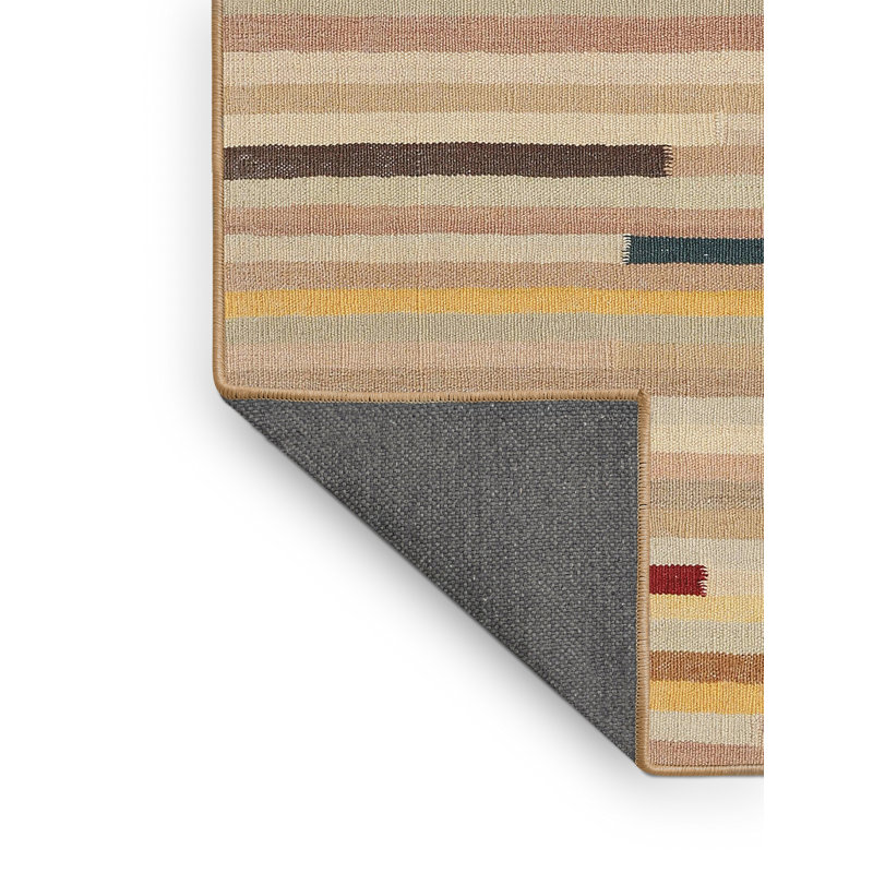 Tapis beige / brun à rayures Tien, Rectangle 2 pi x 3 pi