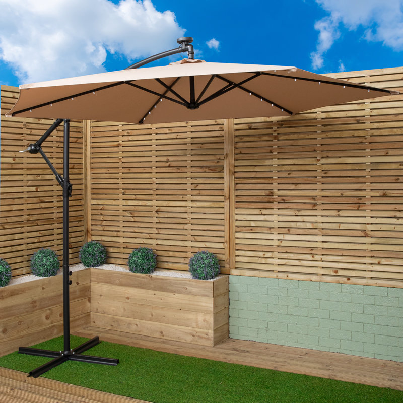 Samuel Alexander Cantilever Parasol, 300cm W x 300cm D, Beige