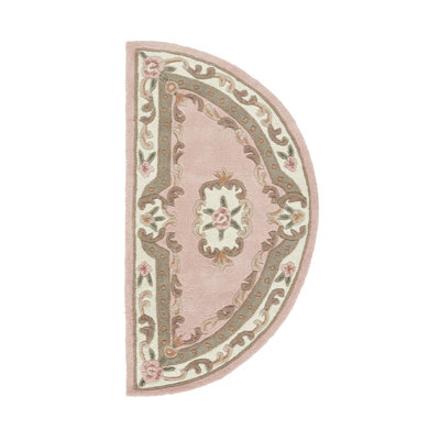 Comfort Oriental Wool Hand Woven Pink