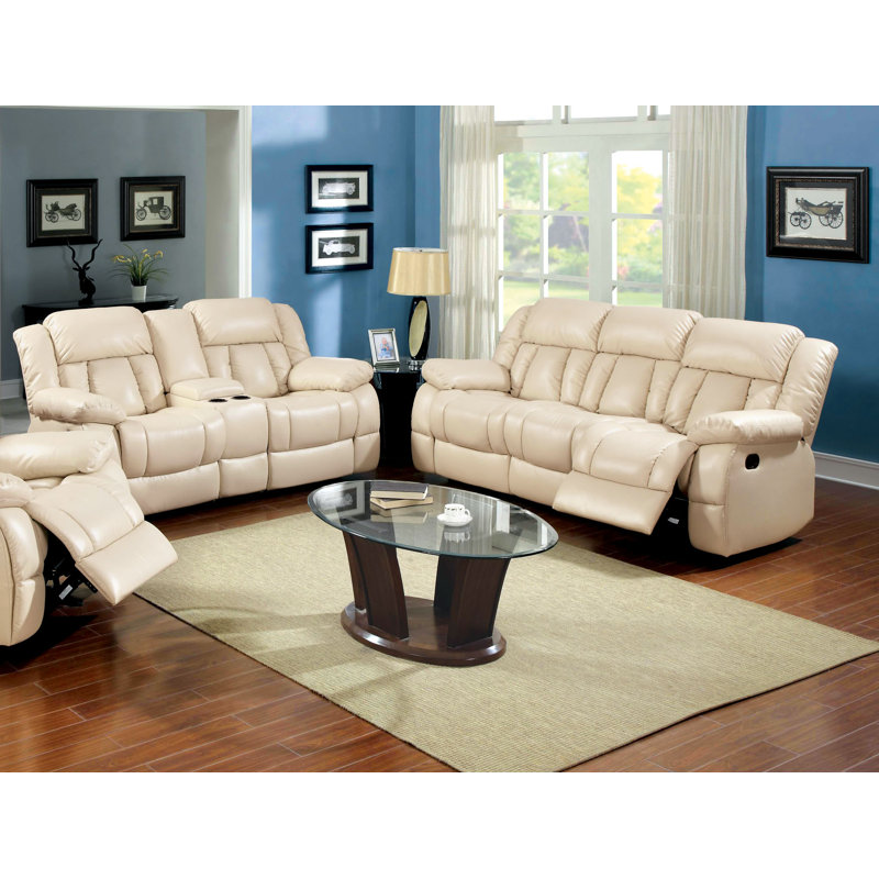 Egger Faux Leather Living Room Set