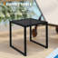 Ensemble de 3 chaises longues réglables au bord de la piscine, chaises longues d'extérieur avec roulettes, chaises longues de patio avec table d'appoint-843708065