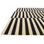 Tapis noir et blanc 5x8 Ponce