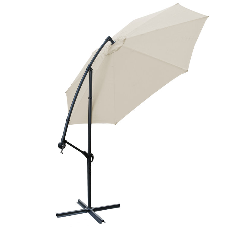 Ramey 3m Cream Cantilever Banana Parasol