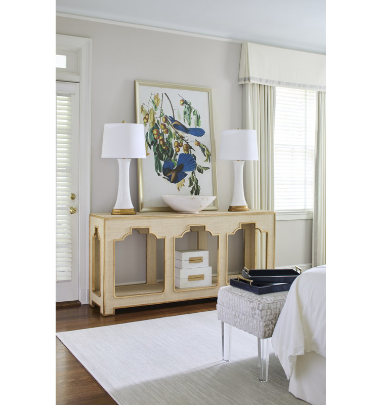 Table Lamp, White/Gold