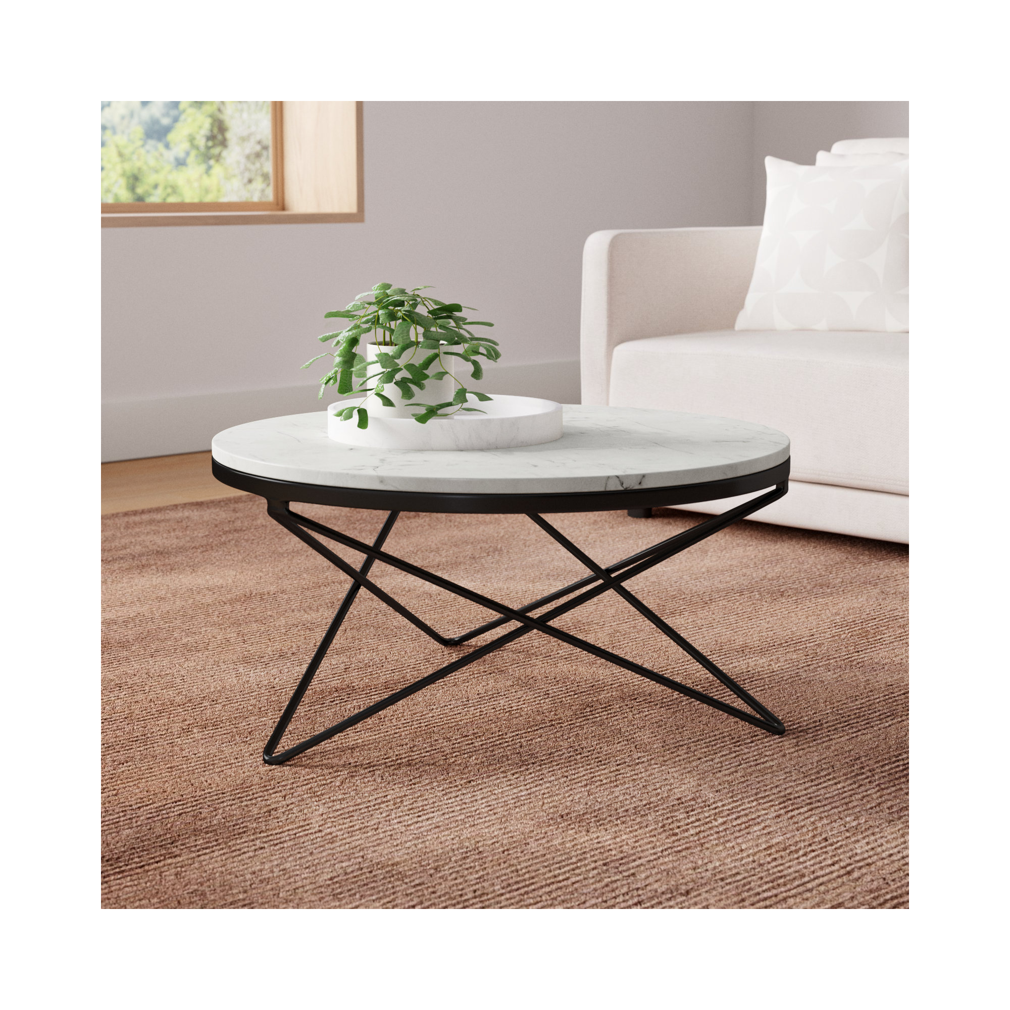 Fulton Coffee Table, Black