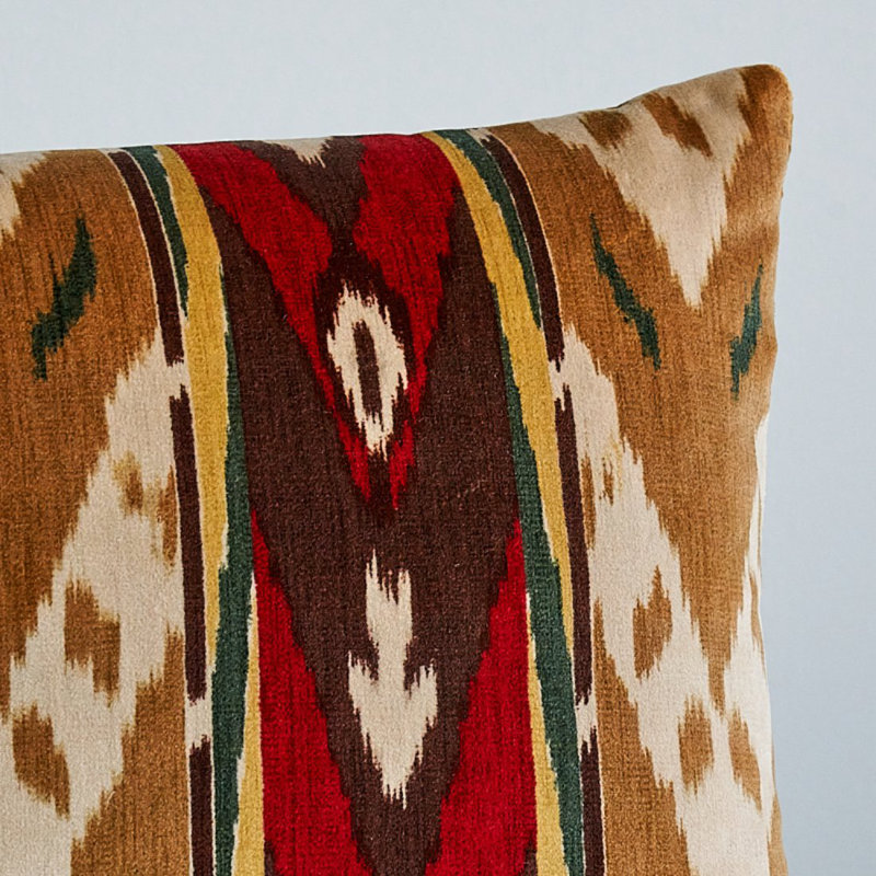 Samar Ikat Velvet Pillow
