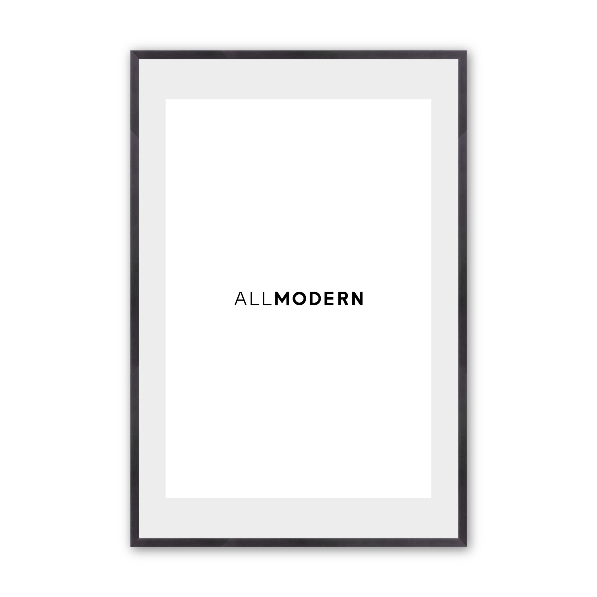 Williston Solid Wood Picture Frame with Mat, Yes, Plum Purple, 9.75" W x 11.75" H