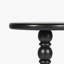 Isabel Spindle Round Black Drink Table