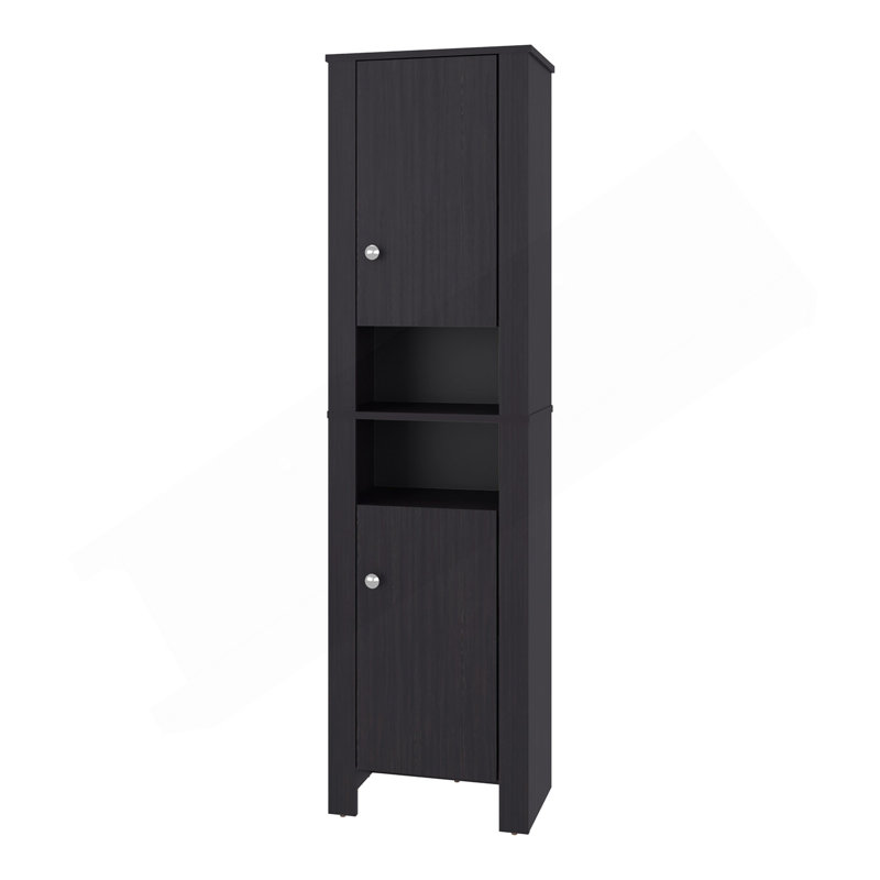 Armoire haute avec compartiments fermés Wenge