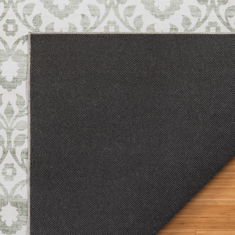 Tapis d'intérieur rayé à motif géométrique rayé ivoire Rayme Esme, Rectangle 2 pi 6 po x 3 pi 11 po