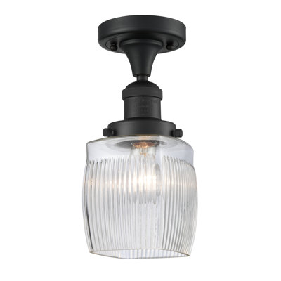 Manfredi Glass Semi Flush Mount