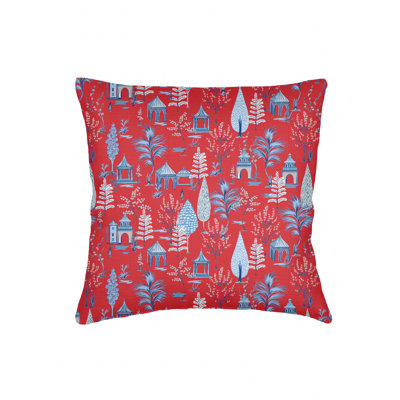 Printed Pillows Linen Geometric Accent Pillow