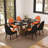 Maksimas 18.89 " H Faux Leather Upholstered Metal Side Chair-1339120987