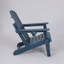 Chaise Adirondack pliante en PEHD avec porte-gobelet double - Chaise Adirondack en composite avec texture bois