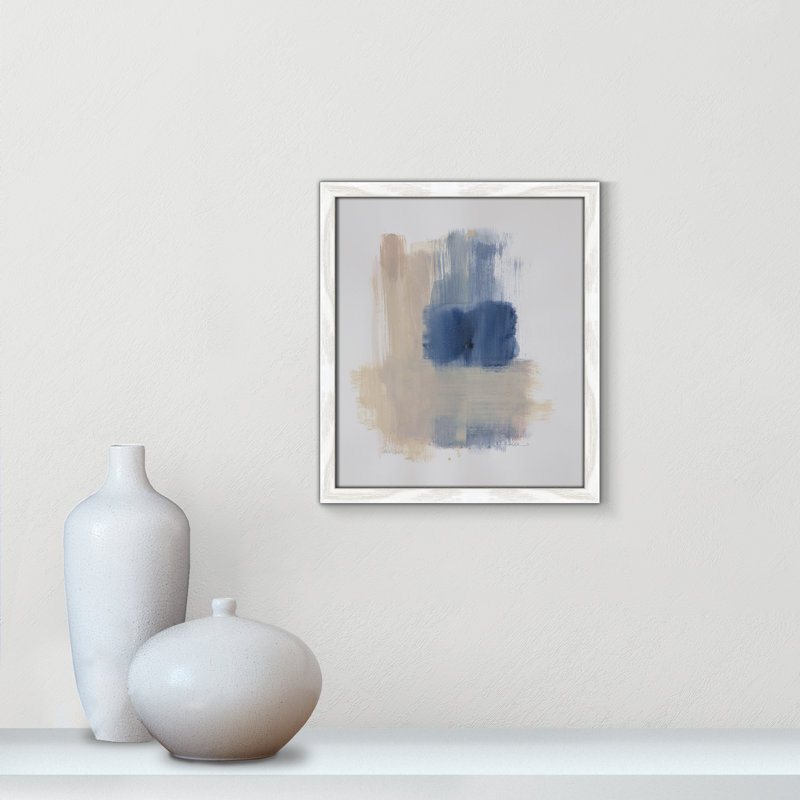 Macathurn Powder Room Wash III sur papier, Cadre photo blanc sans cadre, H 15 po x l 13 po x P 1,25 po