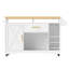 Chariot pour îlot de cuisine avec prises de courant l 47,2 po Cottrill