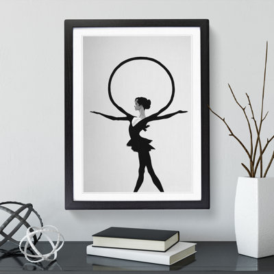 Monochrome Ballerina No.3 - Single Picture Frame Print