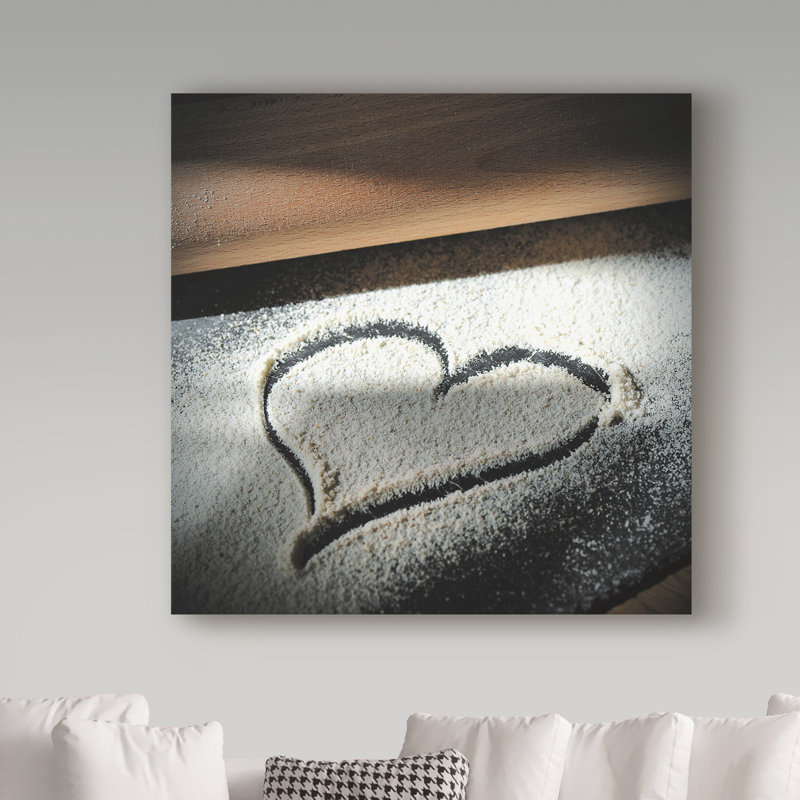 «Of Love in the Kitchen», reproduction de photo sur toile tendue, H 35 po x l 35 po