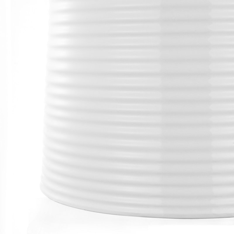 Tabouret de jardin 17,25 po Biali, Blanc