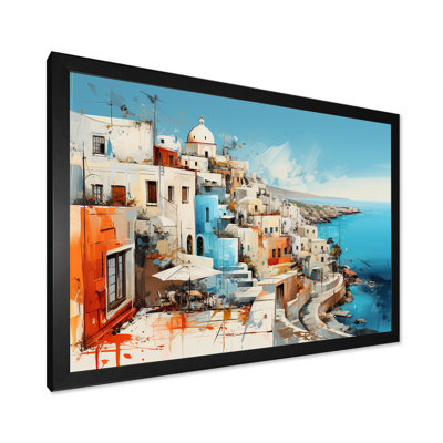 Multicolore Santorini Grèce II - Santorini, art mural