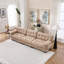 Canapé modulaire modulaire, canapé Cloud, sièges profonds modernes pour le salon, canapé 3 places confortable en flanelle avancée pour la chambre à coucher, canapé modulaire surdimensionné avec 5 coussins décoratifs-892447560