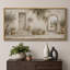 «Rustic Olive Courtyard Archway», impression sur toile encadrée, impression sur toile, 3 pièces-132210032-132210026