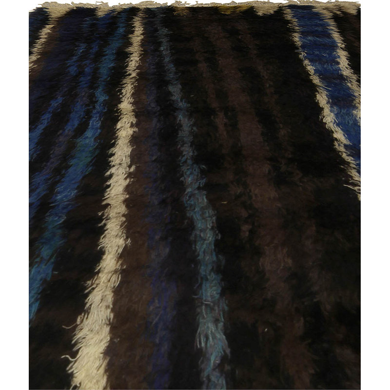 One-of-a-Kind Rectangle 5'2" x 8'10" Hand Knotted Area Rug