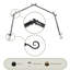 Tringle à rideaux simple réglable 0,81 po Shreya-106156836-35668599