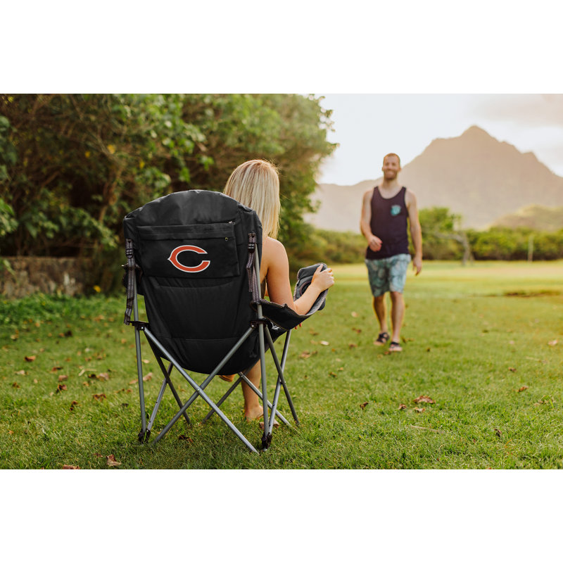 Fauteuil de camp inclinable NFL Chicago Bears, Noir
