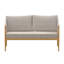 282cm Wide Straight Patio Sofa with Cushions