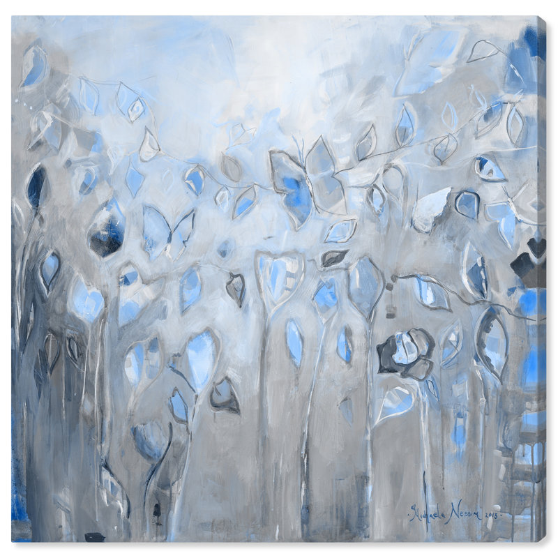 " Butterfly Dance ", 30" H x 30" W, Wrapped Canvas