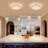 Flush Mount Ceiling Light Fixture LED Crystal Light Fixtures Ceiling Mount Bathroom Ceiling Light