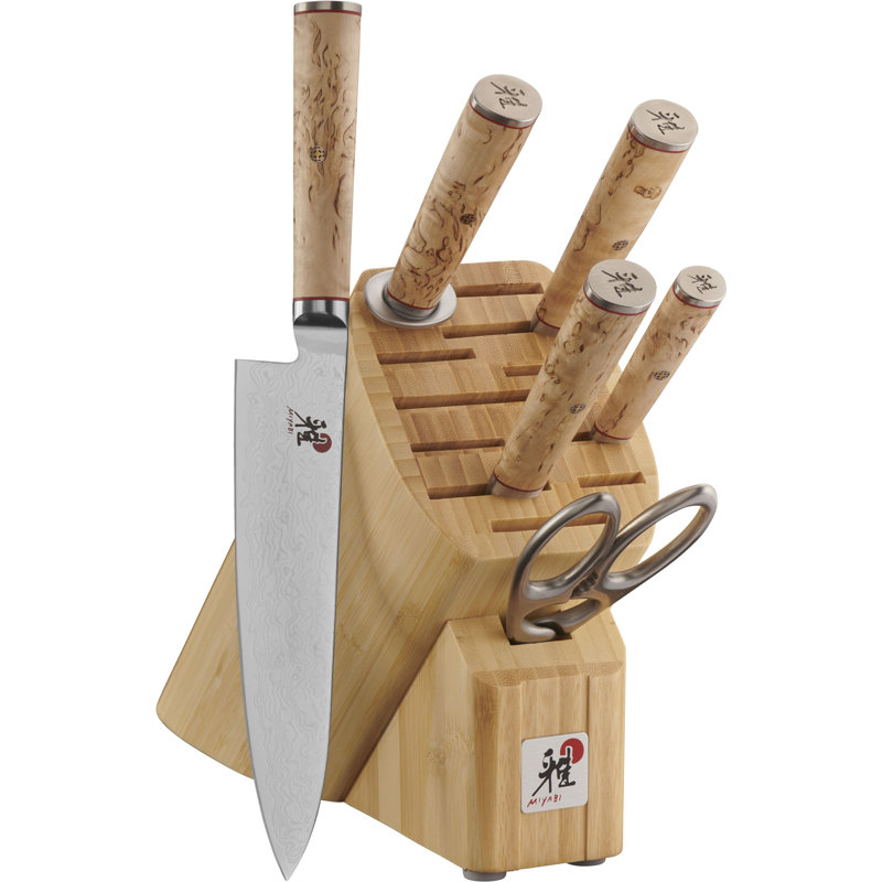 Ensemble de couteaux 7 pièces Miyabi Birchwood