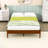 Bamboo Platform Bed with Metal Support and Underbed Storage-190232507-190232504