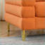 Canapé d'angle modulaire en L à 5 places de 81,5 pouces avec 3 coussins modulaires | Tissu en peluche | -82503263
