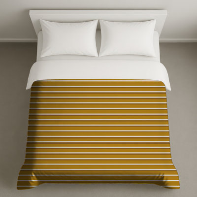 Housse de couette à rayures moderne