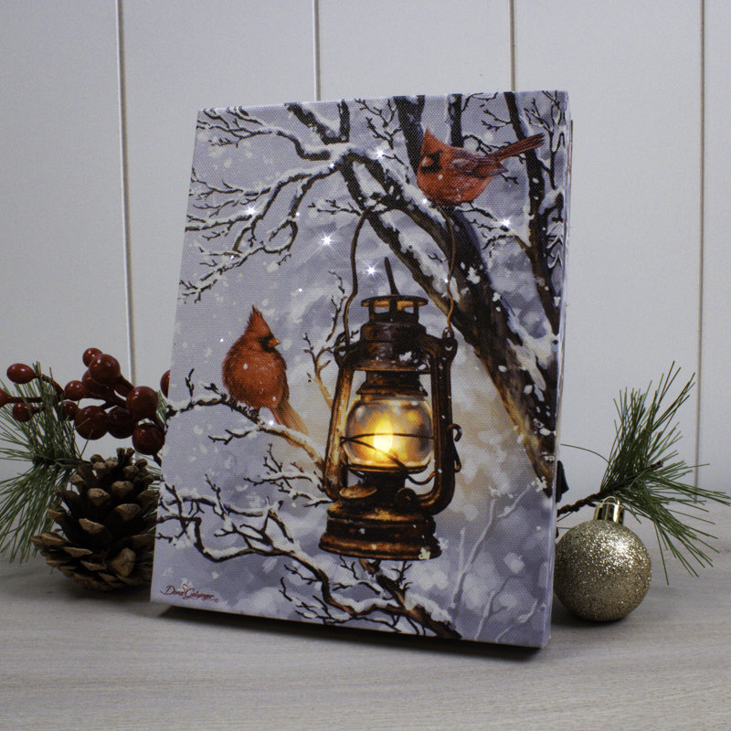 Toile Cozy Cardinals