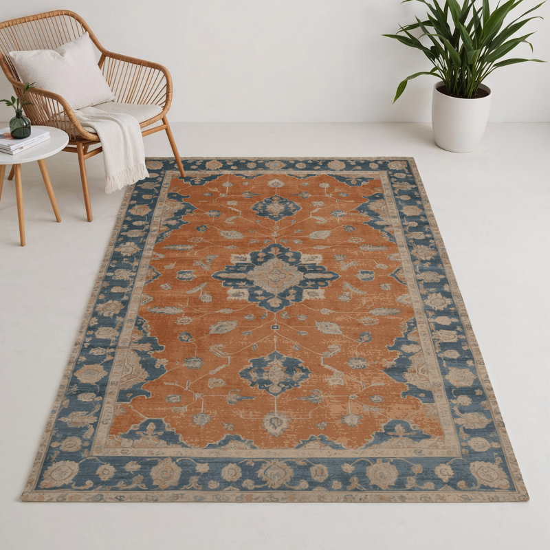 Tapis gris intérieur et extérieur surteint, Rectangle 5 pi x 7 pi