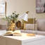 Lampe de bureau en bois massif Zarriah-400569073