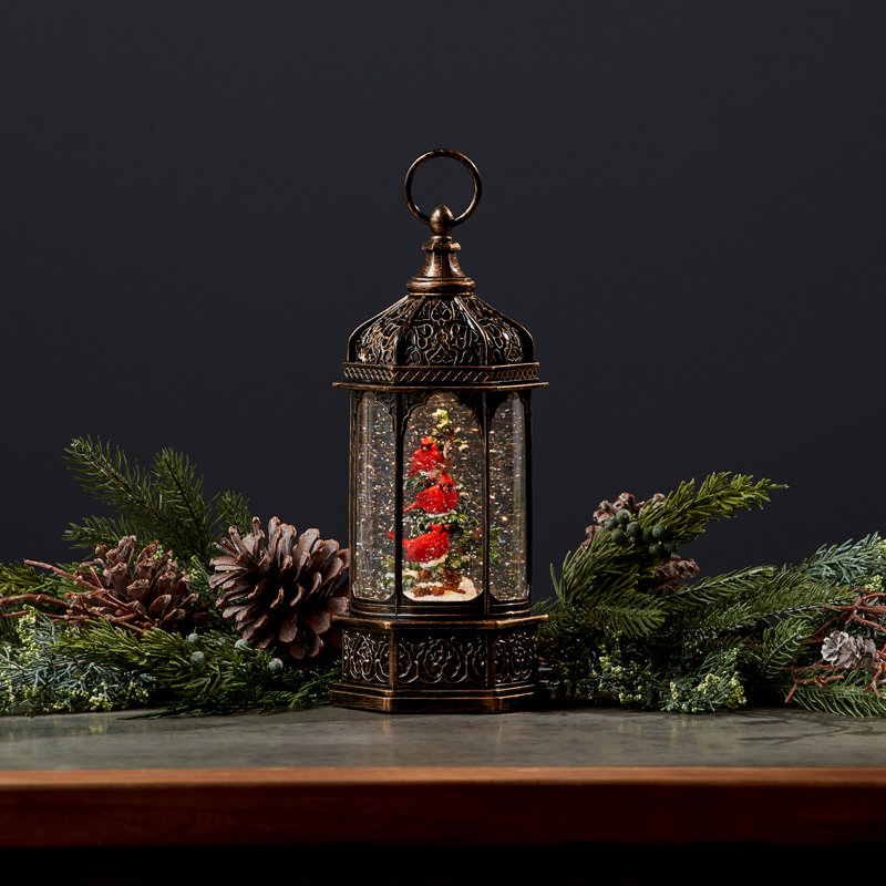 Plastic Lantern Snow Globe