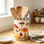 Ceramic / Porcelain Cylinder Utensil Crock