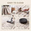 Tapis Sycamore moderne à rayures effet pinceau, bleu, gris et beige, lavable en machine, antidérapant, à poils courts, pour l'intérieur et l'extérieur, adapté aux animaux domestiques, idéal pour le salon, la chambre, la salle à manger, l'entrée, le couloir ou le bureau.-1157249513