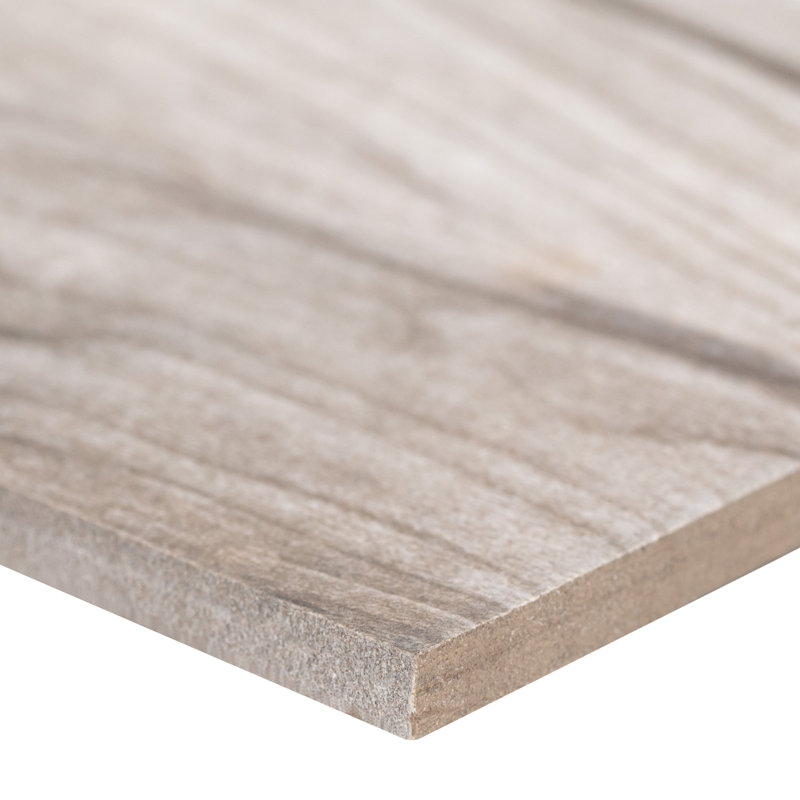 Willowmere 6 in. x 36 in. Matte Porcelain Wood Look Floor & Wall Tile, Cove