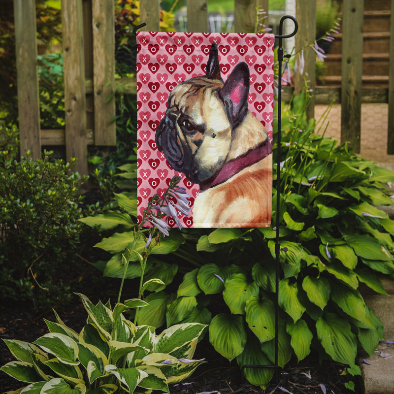 Drapeau de jardin Varastad, Bouledogue français