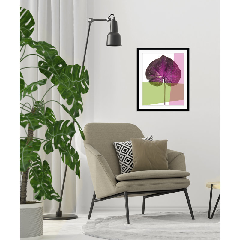 Leaf - Single Picture Frame Print, 50 cm H x 60 cm W