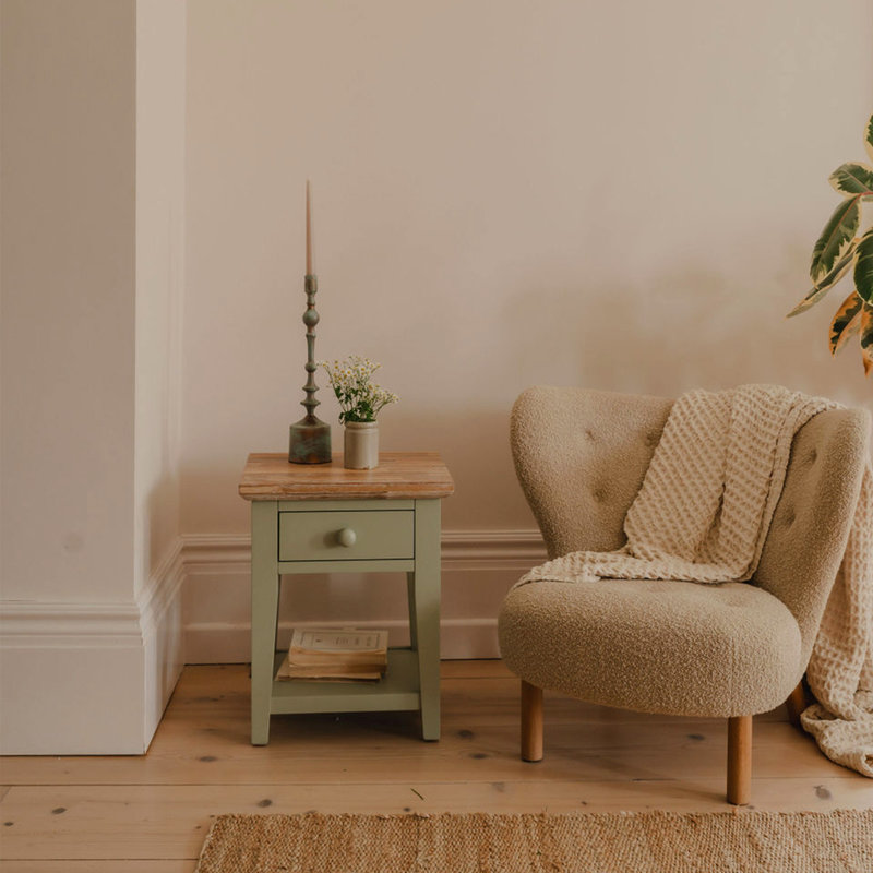 Decatur End Table, Sage Green