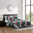 Nautica Emmet Patchwork Red Cotton Reversible Quilt Set-88159249