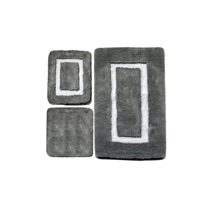 Alon Plastic / Acrylic Non-Slip Bath Mat, Grey
